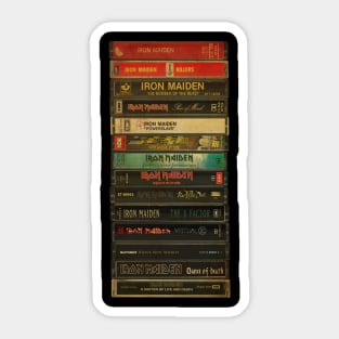 Retro Classic Heavy Metal - Cassette Style Sticker